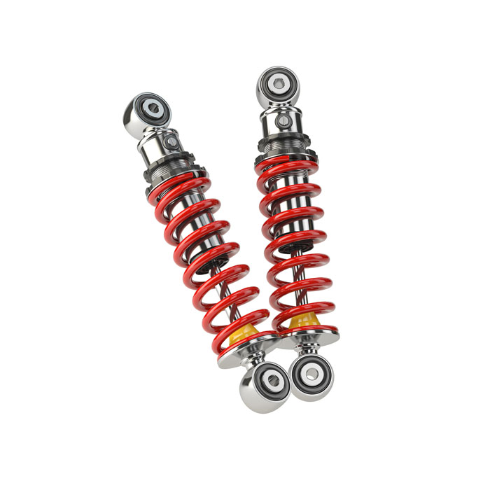 Car shock absorber suspension
